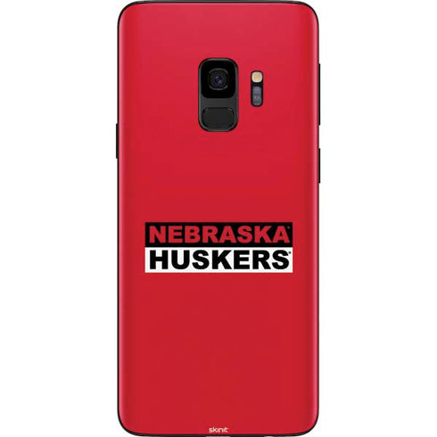 University of Nebraska Red Huskers Galaxy S9 Skin